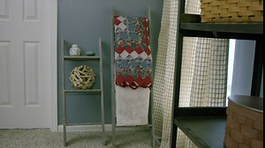 BARNWOODUSA Rustic Decorative Ladder - 100% Upcycled Wood (60" x 12" x 1.5", White Wash)