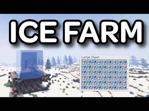 Minecraft Ice Farm Java 1.21.10