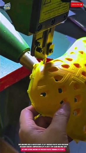 Hot Knife Cutting Machine for Precision Plastic Trimming up to 350°C