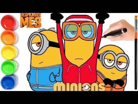 How to draw Minions Despicable Me Step By Step | Despicable Me | Minions | Despicable Me Coloring
