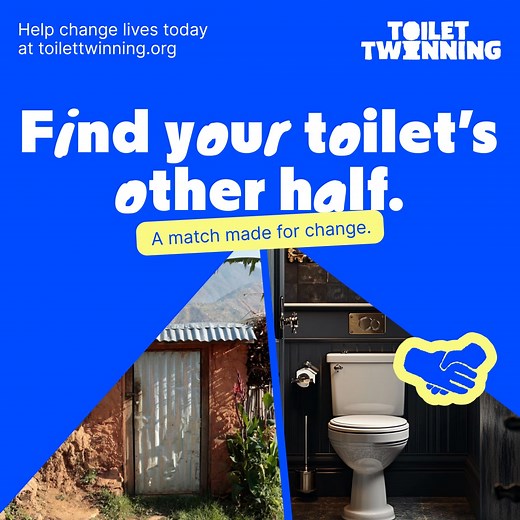 3.2K views · 524 reactions | Twin your toilet to support safe water, hygiene and sanitation projects and flush away poverty for good. | Toilet Twinning | Facebook