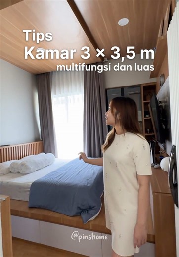 Tips Multifungsi Kamar Ukuran 3x3,5 Meter yang Luas