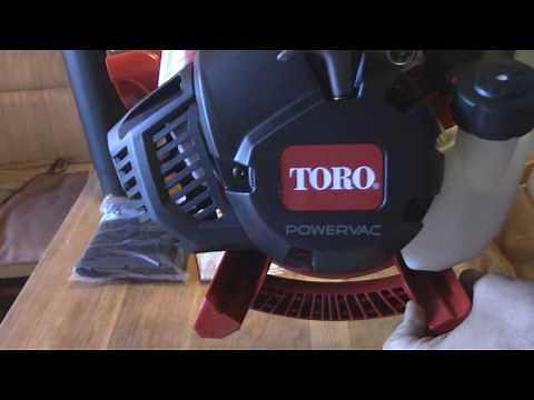 Toro Power Vac Blower 51988 First Look and Start