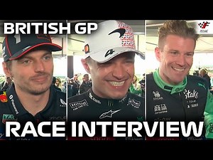 F1 Post Race Drivers Interview | British GP 2025