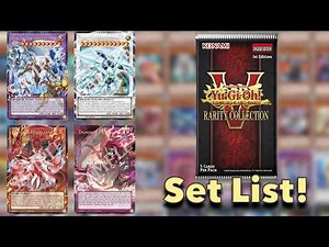Yugioh Rarity Collection V Set List Reveal!
