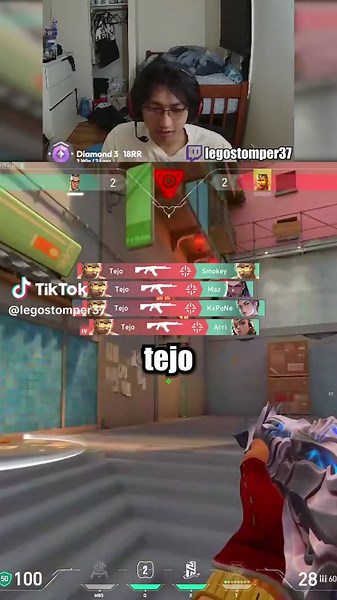 Teho Rage Quit Moments in Valorant Gameplay