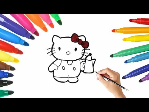 how to draw hello kitty friends easy ||step by step 🌻🌹@knowledgewitharts