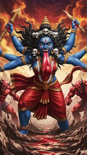 🖤 Maa Kali – The Divine Power of Destruction & Protection 🔥 | Short Spiritual Story ✨