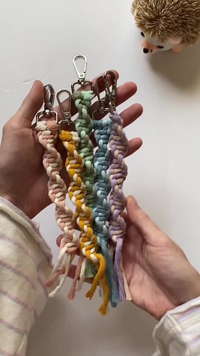 Easy Macrame Keychain Tutorial for Beginners