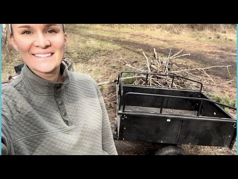 VEVOR Heavy Duty ATV Trailer Dump Cart Adapted for Four Wheeler