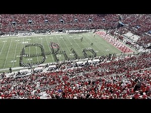 Ohio State Marching Band performs 'Script Ohio' before Marshall game