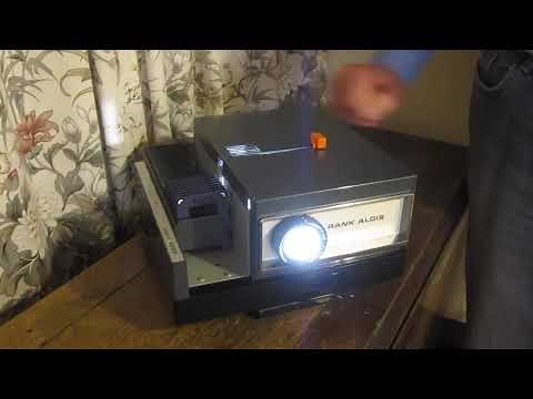 Rank Aldis 2000 Semi Automatic 35mm Cartridge Slide Projector Operation