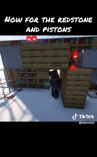 Hidden Bookshelf Door Tutorial in Minecraft