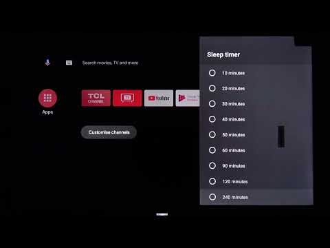 Comment régler le minuteur de mise en veille (Sleep Timer) sur TCL 32V5C