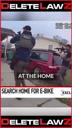 POLICE RAID HOME HOLDING FAMILY AT G*NPOINT OVER AN E-BIKE