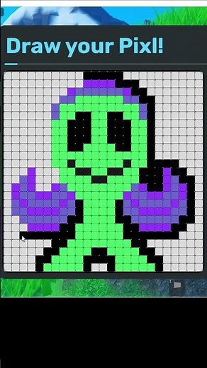 ALIEN GIRL IN PIXEL ART TRANSFORM ON ROBLOX! #shortsvideo #artwork #shortsfeed