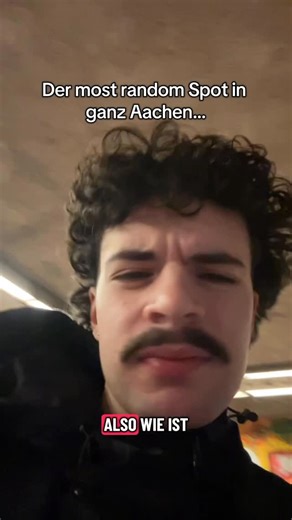Jakob on Instagram: "so checke schon Straßenunterführung aber der ganze vibe etc. eif so random #deutsch #aachen #student"