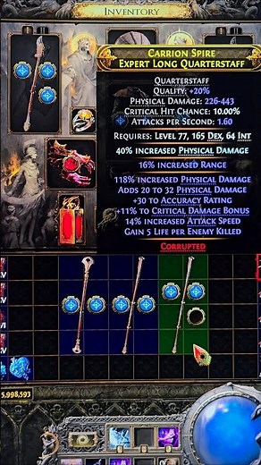 How to get 3 sockets on a weapon in poe2 #pathofexile2 #poe2 #pathofexile