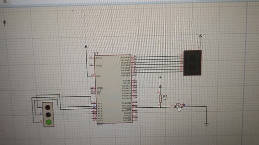 基于protues 设计按键交通信号灯控制(汇编语言设计)