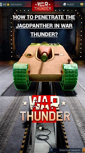 Bartok Official on Instagram: "How to penetrate the Jagdpanther in War Thunder? Many players think it’s pointless to shoot it frontally — but that’s not true. In this video, I show: • why its frontal armor isn’t as strong as it looks • where to aim with higher penetration • and what to do if your penetration is lower Short, clear, and focused on reliable shots that work in real battles. #warthunder #warthundertanks #warthundermoments #warthundermobile #warthundermemes #warthunderplanes #warthund