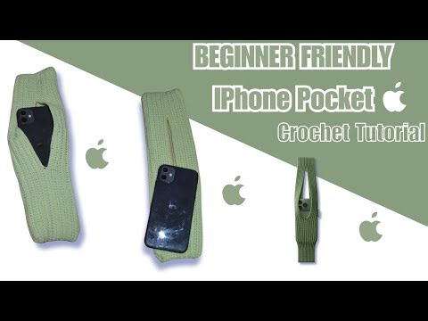 How to Crochet an iPhone Pocket | Make It Yourself and Save $200