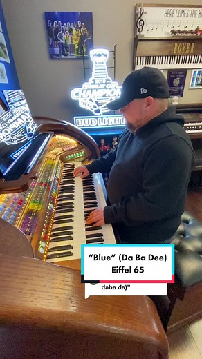 Blue Organ Performance by STL Blues Organist NHL Hockey Fan