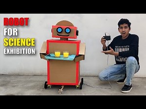 Assistant Robot Using Cardboard || Robot for Science Exhibition Project|| Robot with Remote Control
