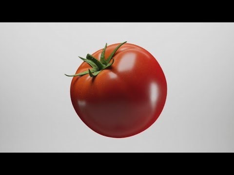 Tomato 360 Rotation 4K 60fps Alpha
