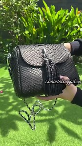Black Matte Python Leather Crossbody Bag:exotic Bag Purse Handmade - Etsy