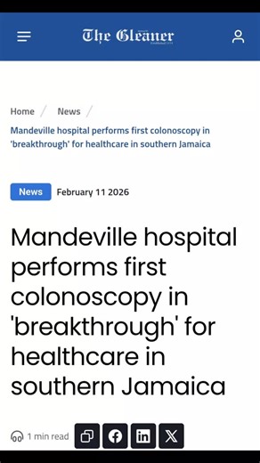 “After a number of years, we are finally here, we have one of the most advanced system actually on the island, possibly I think within the Caribbean as well, it really is a state-of-the-art system,” he said in a statement from the Southern Regional Health Authority on Wednesday. “We were able to get the system through a set of donors. So, there’s Food for the Poor and there’s the Church of Jesus Christ of Latter-day Saints, they were really the main donors for this system.” - @jamaicagleaner | F