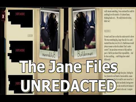 The Jane Files Unredacted - Jane Doe All Completed Files #forsaken #roblox