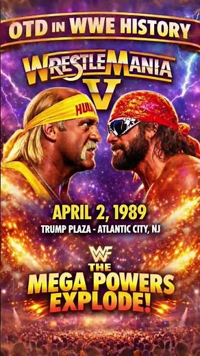 OTD IN WWE HISTORY...WrestleMania 5 #wwe #wrestlemania #otd