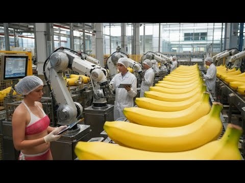 Inside a banana bread factory – An incredible automated production process (full process)
