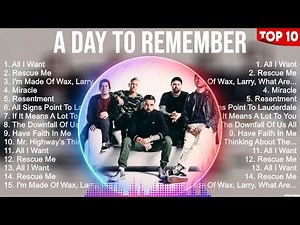 A Day To Remember Mix Top Hits Full Album ▶️ Full Album ▶️ Best 10 Hits Playlist