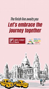 2.1K reactions · 22 shares | Lace up, we’re coming, Kolkata! The Tata Steel World 25K Kolkata, proud Associate Sponsor IDFC FIRST Bank, is here. #PushForMore, because crossing the line isn’t just the end; it’s a celebration of every step you’ve taken. Let’s cross the finish line, stronger than ever! #TSW25K #IDFCFIRSTBank #AlwaysYouFirst #JourneyToTheStart #AamarKolkataShonarKolkata | IDFC FIRST Bank | Facebook