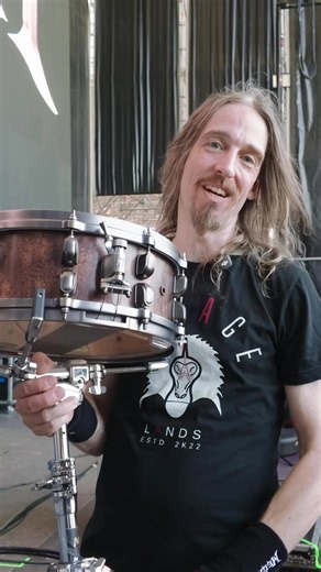 Available now - Dirk’s brand new Tama Megadeth Signature Custom Mk.II snare drum. This heavy 12-ply G-Maple shell with smoked black nickel hardware features a unique rust colored finish developed especially for Megadeth’s World Tour. Only a few left for select shows! Each stage-played snare comes with a pair of Dirk Verbeuren’s new Meinl Signature drumsticks and a Megadeth drum key. Dirk will autograph the snare for you in person after the show. 🎥 @Cameron Nunez
