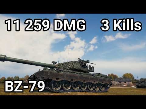 BZ-79: 11K DAMAGE - UNBEATABLE TIER XI CHINESE STEEL | WoT 2.1.1