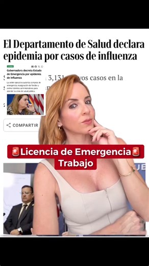 ⚖️👩🏻‍🦰 Epidemia y Licencia de Emergencia en el Trabajo… 🚨 😷 Comparte esta información para que más personas la conozcan y se cumpla con la ley. 🤳🏻 Si este tema te interesó definitivamente debes registrarte libre de costo en www.LicenciadaVST.com para que estés al día con estos temas legales del trabajo. @laacademiavst ⚠️ Gobernadora decreta estado de emergencia por epidemia de influenza. 🆘PATRONO🆘¡Recuerda que es importante CUMPLIR y PREVENIR! Evita reclamaciones económicas sustanciale