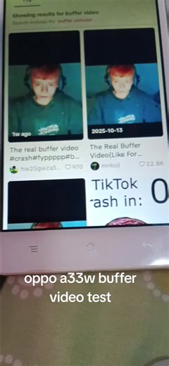 Oppo A33W Buffer Video Test Results