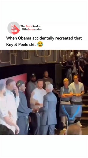 The Buzz Radar on Instagram: "Key & Peele are one of the most iconic comedy duos ever, known for sketches that perfectly capture cultural moments especially their famous Obama handshake skit. In it, Obama keeps things formal with some people… but when he sees his Black friends? The energy levels skyrocket big smiles, hyped daps, and all the love. It became an instant classic. And then… President Obama actually did it in real life. 😭 While greeting Team USA Basketball, he went from professional 