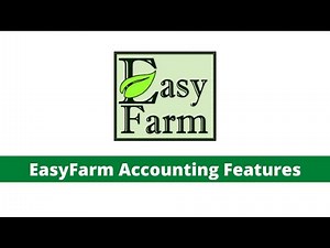 EasyFarm Accounting Features