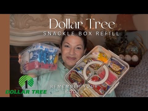 Dollar Tree; Make your Hardworking Spouse a; Snackle Box Refill