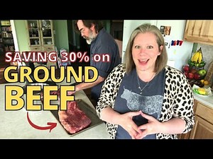 Easy Hack to Save 30-50% on Ground Beef! Grinding Meat at Home!