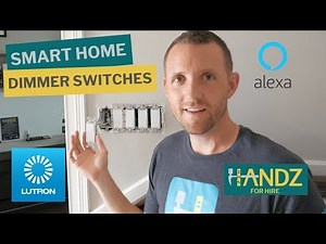Lutron Caseta Dimmer Switch Installations with Pico Remote, Lutron App and Alexa Setup (Part 1/2)