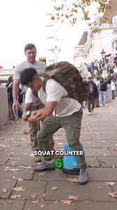 David voted London’s best Barbour 2023 vs the World’s Heaviest Backpack! - £5 per squat. How many can you get in 60 seconds? P.s no one knows what it weighs apart from me 🔎 | The Tactical Athlete By Farren Morgan