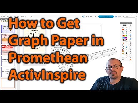 How to get graph paper in Promethean ActivInspire