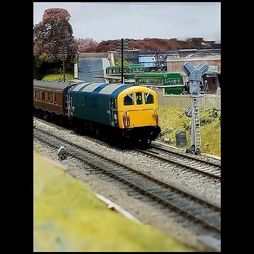 A Class 74 making an unusual appearance this far west, on a parcel working from Salisbury.