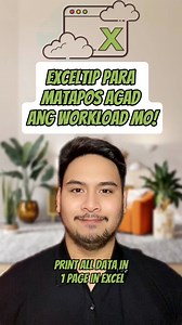 Tapos agad ang workload mo sa exceltip na ito! #kaalam00 #fyp #work #excel | John Mark G. Ureta