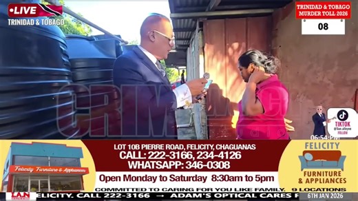 RE-BROADCAST- TUESDAY 6TH JANUARY 2026 - CRIME WATCH LIVE HIGHLIGHTS: Man dies after allegedly being beaten with gun by son during domestic dispute in Barrackpore. • A man who was severely beaten during an altercation at his home in Hassanali Trace, South Barrackpore, has died after being hospitalized in critical condition. • The deceased, Ian Alleyne Network understands, has been identified as Ramesh Lalbeharry. 23-Year-Old fatally stabbed after attending wake in Diego Martin. • A 23-year-old m