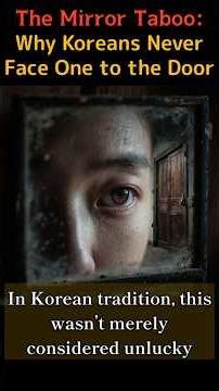 The Mirror Taboo: Why Koreans Never Face One to the Door